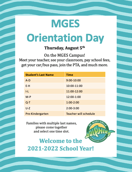 Orientation Day